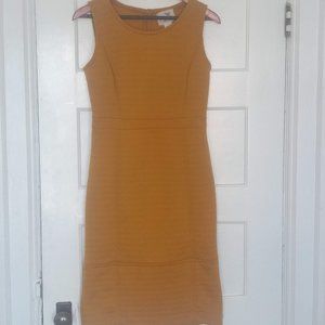 Tabitha - Pencil Dress - Mustard Yellow - Size 6